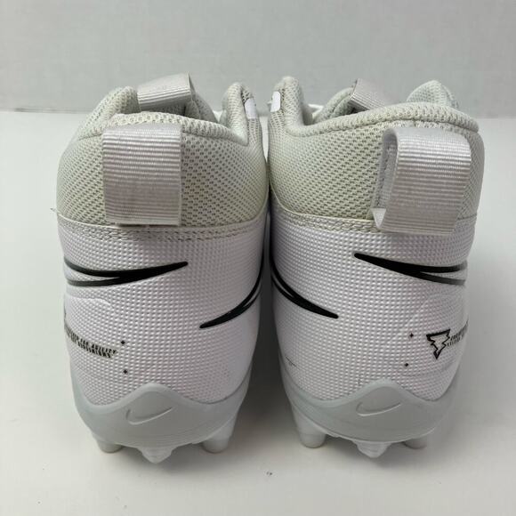 Nike Men's Alpha Menace Varsity 3 White Football Cleats #CV0586-109 Sz 8 - Picture 9 of 16